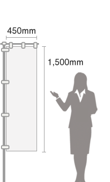 450mm×1,500mm