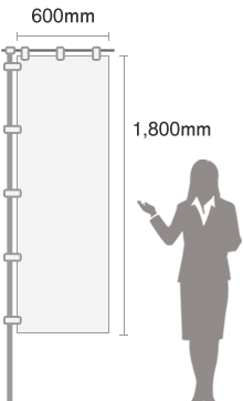 600mm×1,800mm